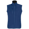 Abyss Blue - Front - SOLS Womens-Ladies Falcon Softshell Recycled Body Warmer