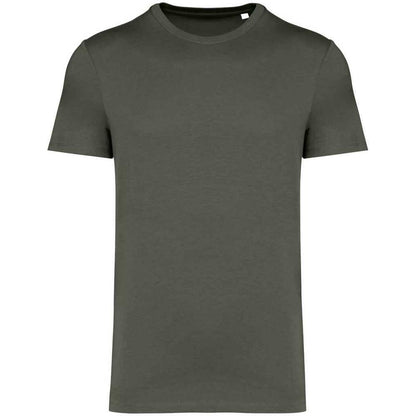 Organic Khaki - Front - Native Spirit Unisex Adult Heavyweight Slim T-Shirt