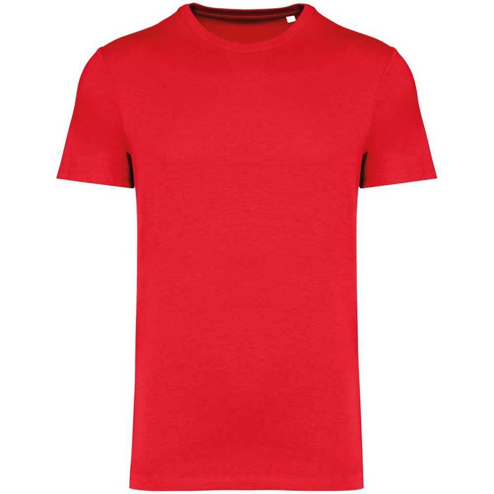 Poppy Red - Front - Native Spirit Unisex Adult Heavyweight Slim T-Shirt
