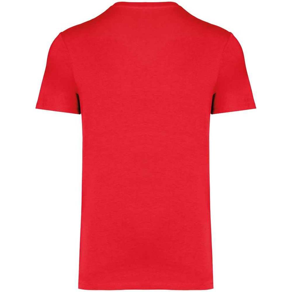 Poppy Red - Back - Native Spirit Unisex Adult Heavyweight Slim T-Shirt