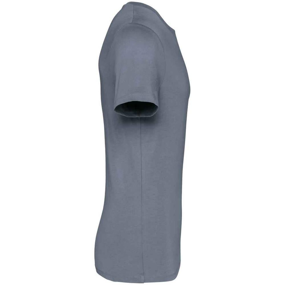 Mineral Grey - Side - Native Spirit Unisex Adult Heavyweight Slim T-Shirt