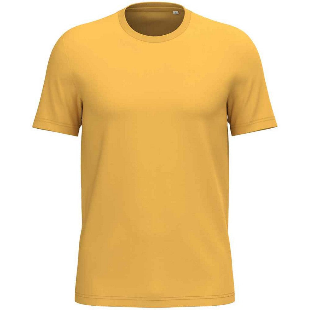 Sun Yellow - Front - Native Spirit Unisex Adult Heavyweight Slim T-Shirt