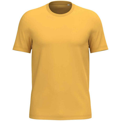 Sun Yellow - Front - Native Spirit Unisex Adult Heavyweight Slim T-Shirt