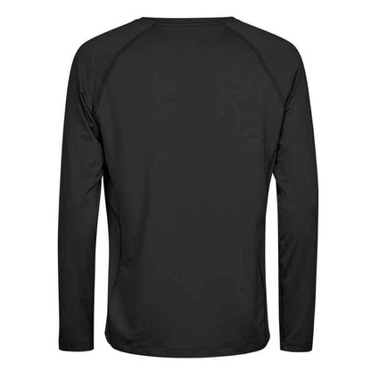 Black - Back - Tee Jays Mens CoolDry Long-Sleeved T-Shirt