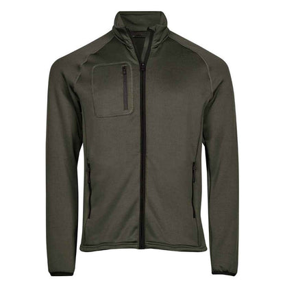 Deep Green - Front - Tee Jays Mens Fleece Jacket