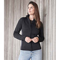 Black - Back - Tee Jays Womens-Ladies Stretch Fleece Jacket
