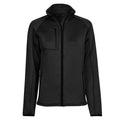 Black - Front - Tee Jays Womens-Ladies Stretch Fleece Jacket