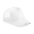 White - Front - Beechfield Childrens-Kids Trucker Cap