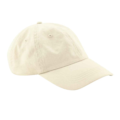 Natural - Front - Beechfield Unisex Adult Organic Cotton Baseball Cap