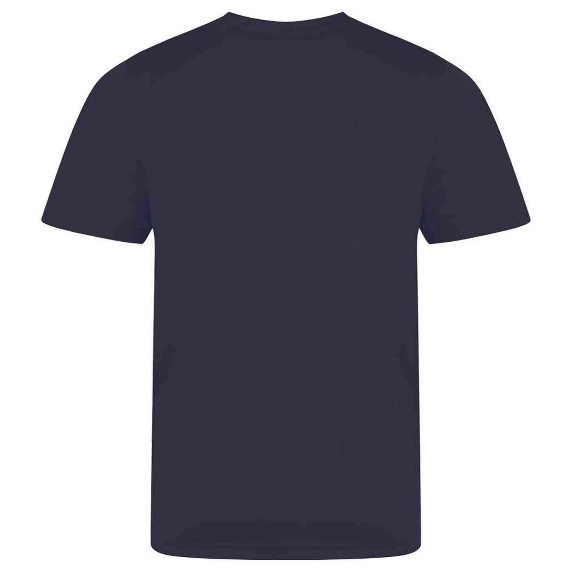 French Navy - Back - AWDis Cool Unisex Adult Smooth T-Shirt