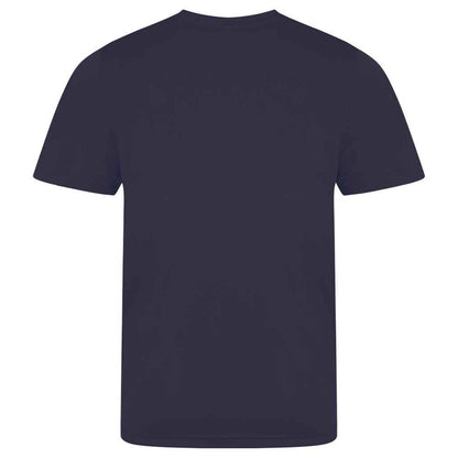 French Navy - Back - AWDis Cool Unisex Adult Smooth T-Shirt