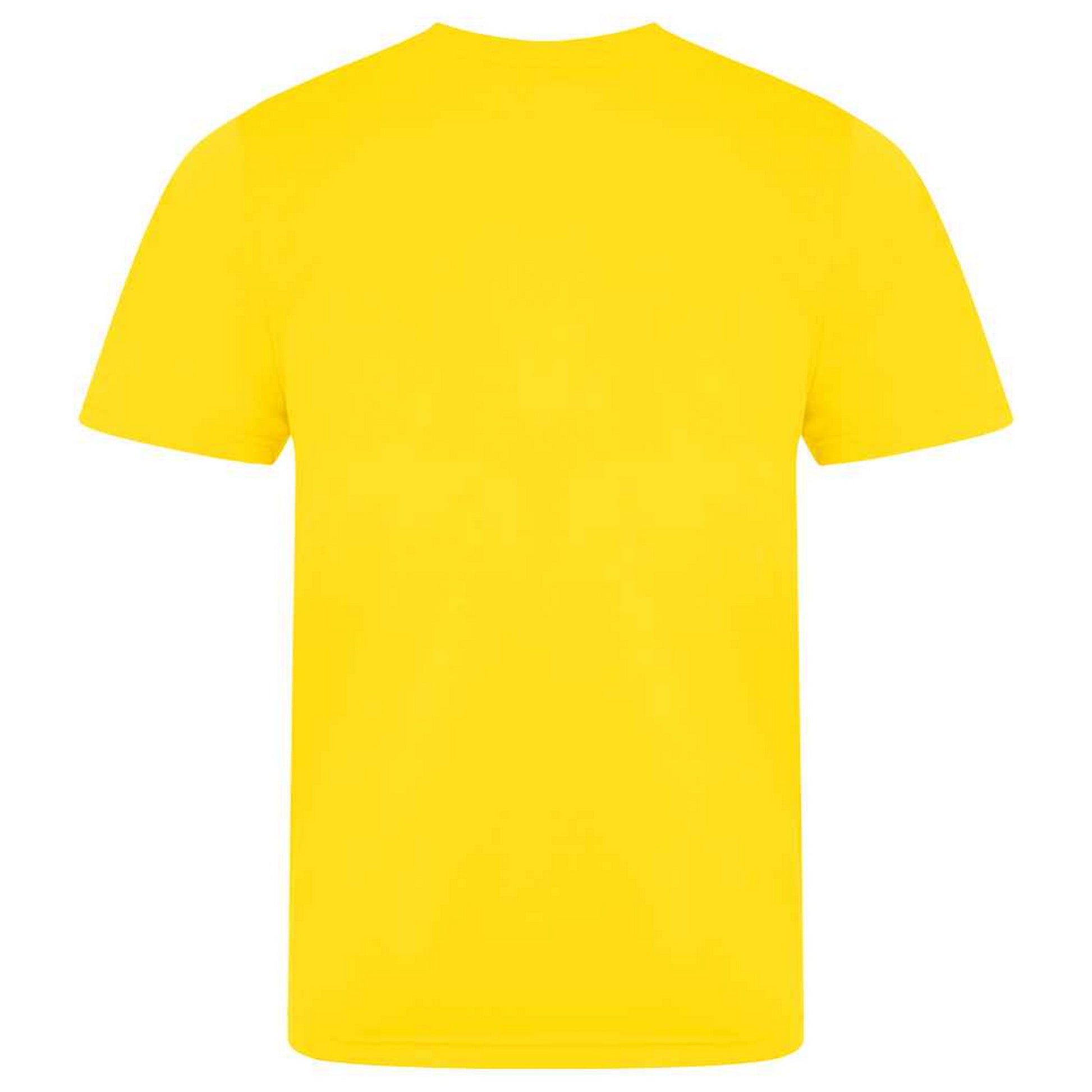 Sun Yellow - Back - AWDis Cool Unisex Adult Smooth T-Shirt