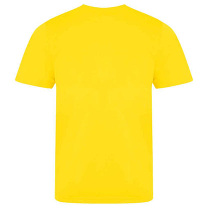 Sun Yellow - Back - AWDis Cool Unisex Adult Smooth T-Shirt