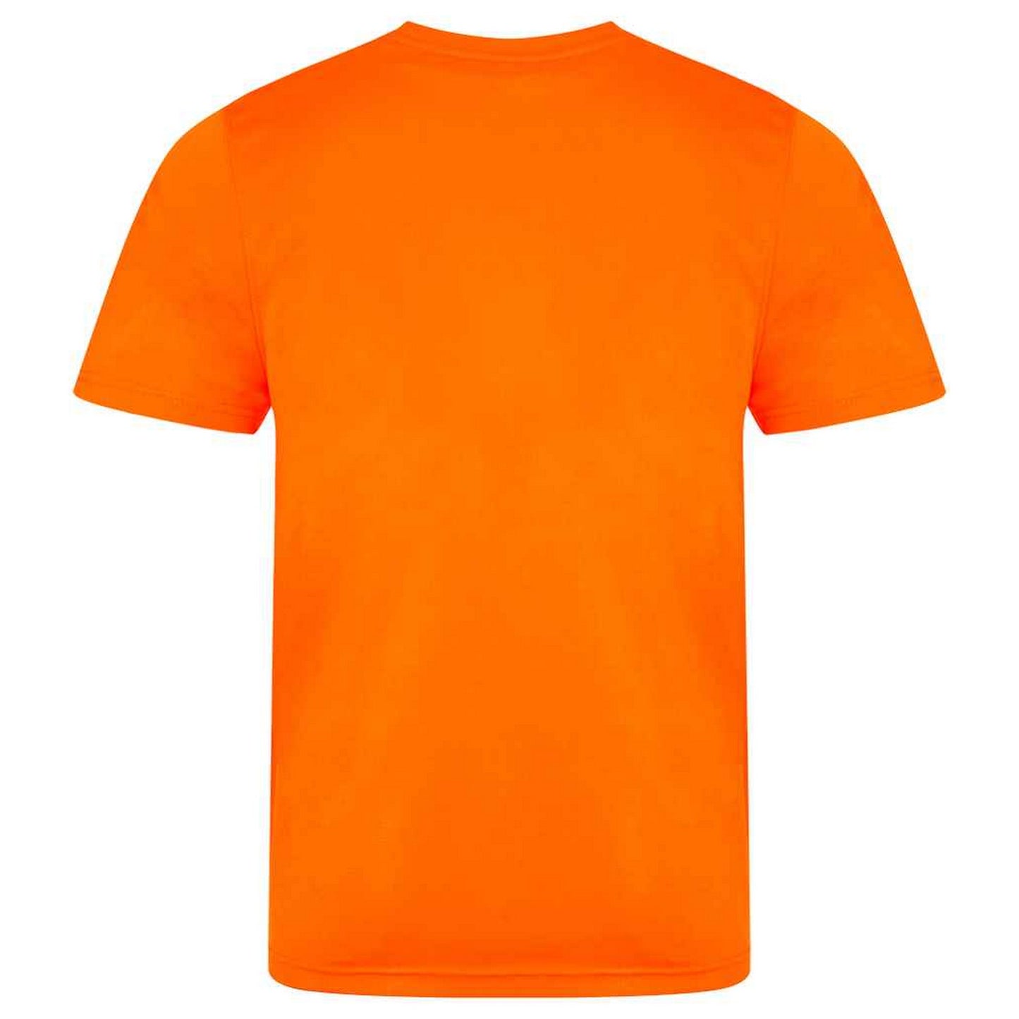 Electric Orange - Back - AWDis Cool Unisex Adult Smooth T-Shirt