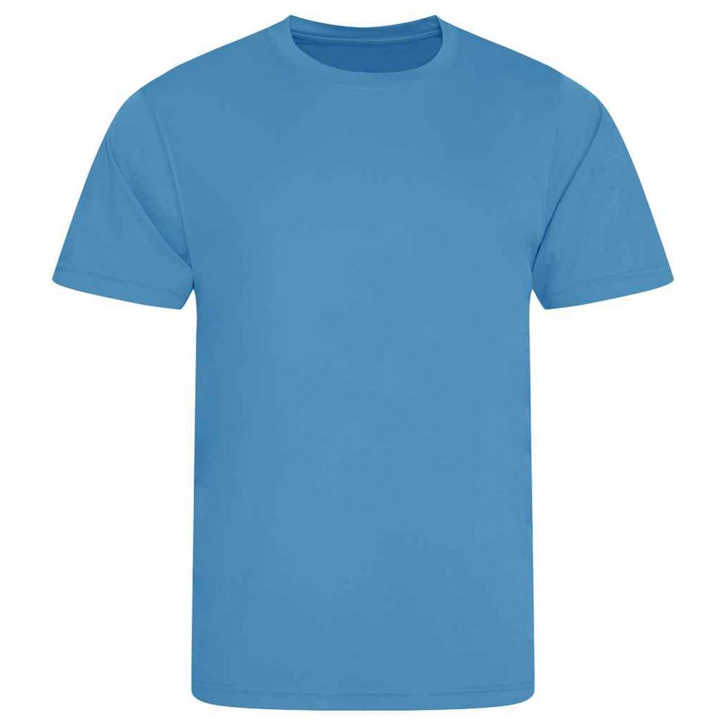 Sapphire Blue - Front - AWDis Cool Unisex Adult Smooth T-Shirt
