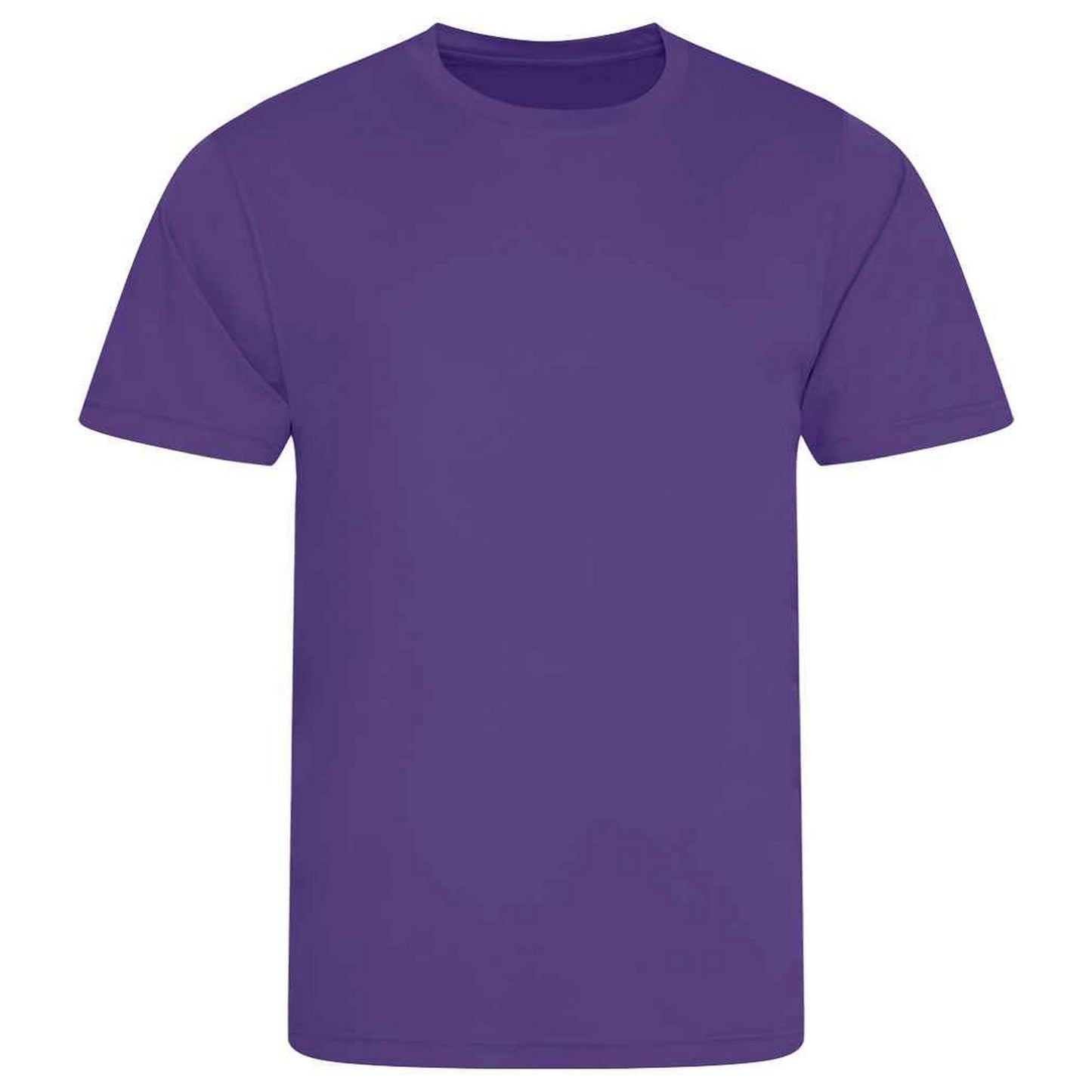 Purple - Front - AWDis Cool Unisex Adult Smooth T-Shirt