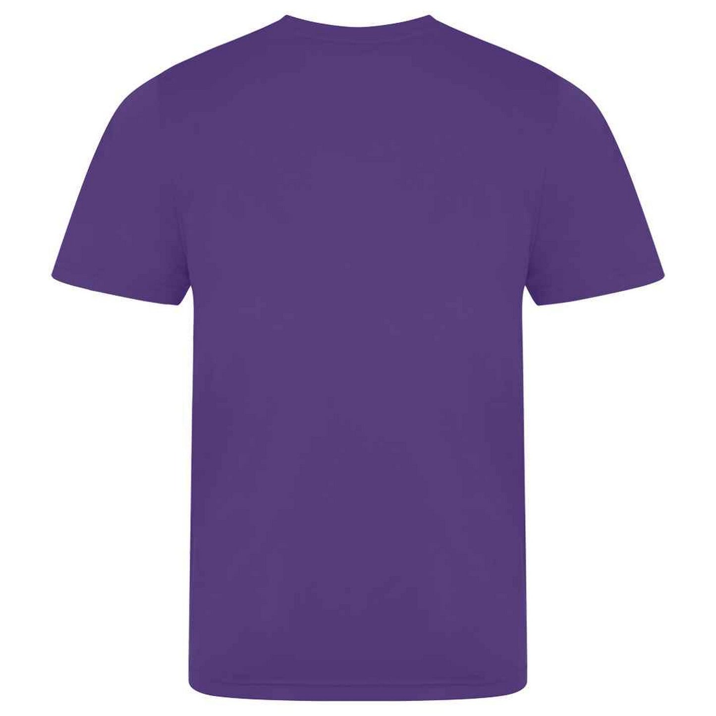 Purple - Back - AWDis Cool Unisex Adult Smooth T-Shirt