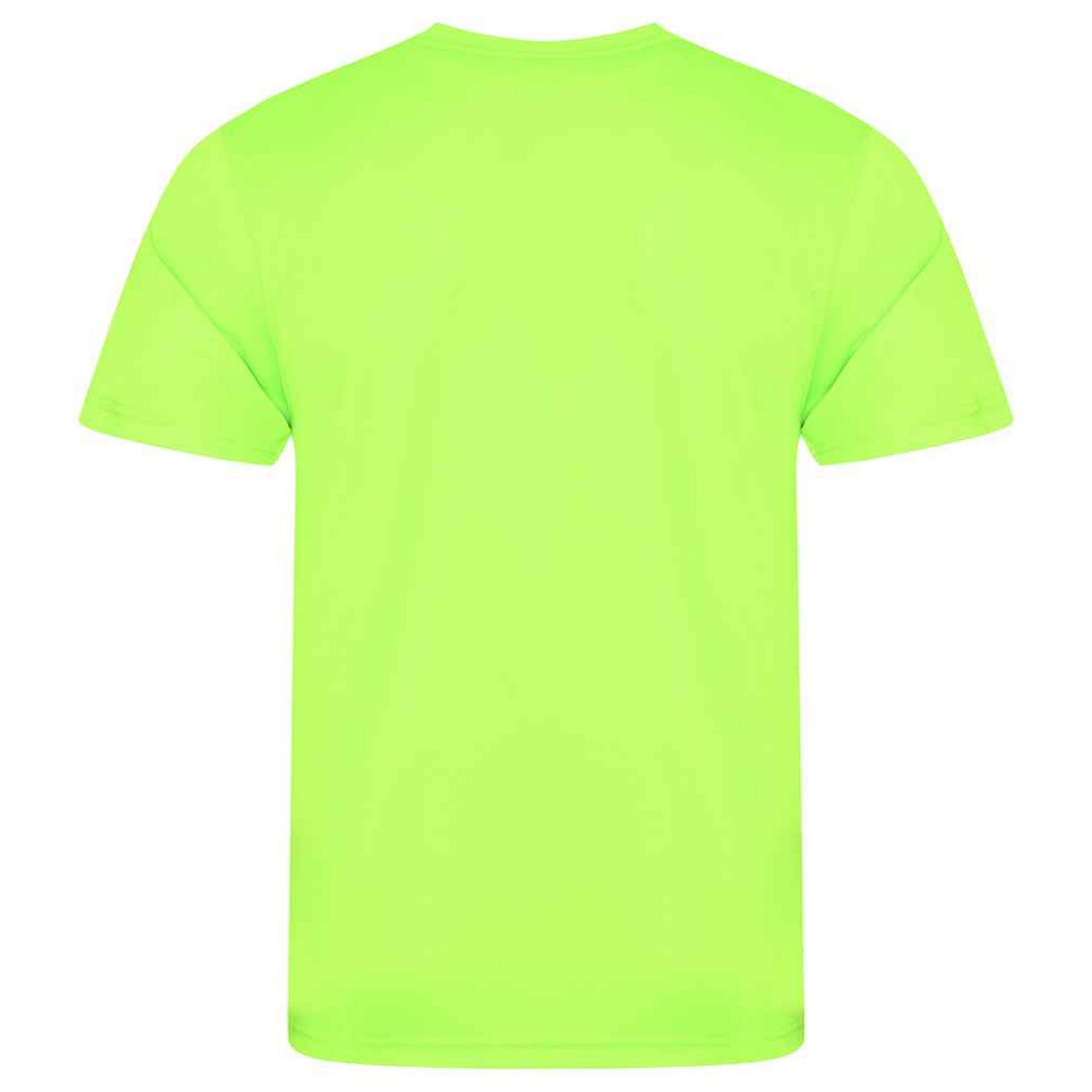 Electric Green - Back - AWDis Cool Unisex Adult Smooth T-Shirt