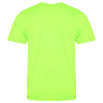 Electric Green - Back - AWDis Cool Unisex Adult Smooth T-Shirt
