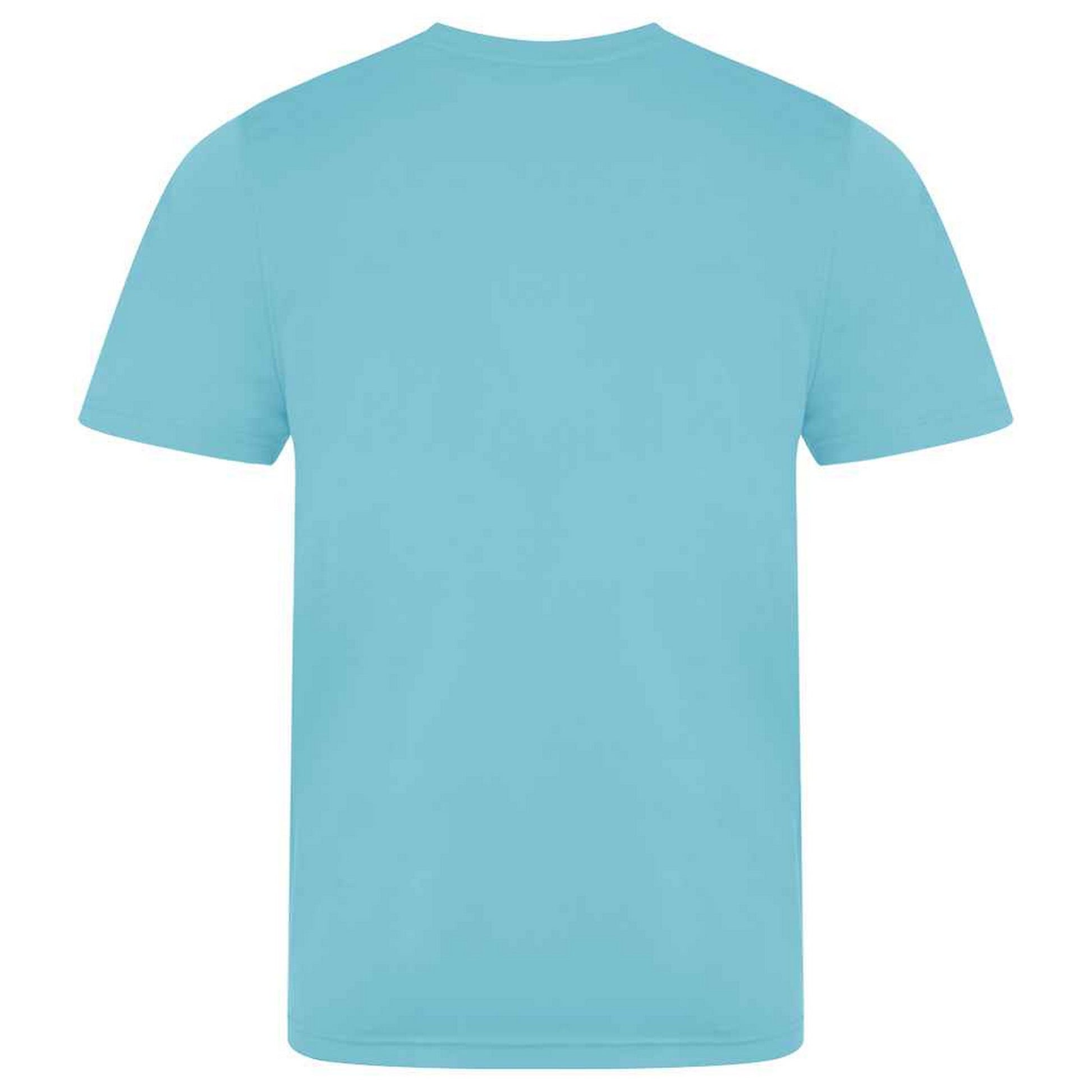 Turquoise Blue - Back - AWDis Cool Unisex Adult Smooth T-Shirt