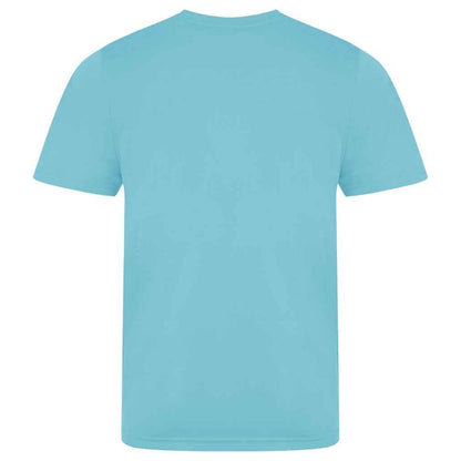Turquoise Blue - Back - AWDis Cool Unisex Adult Smooth T-Shirt