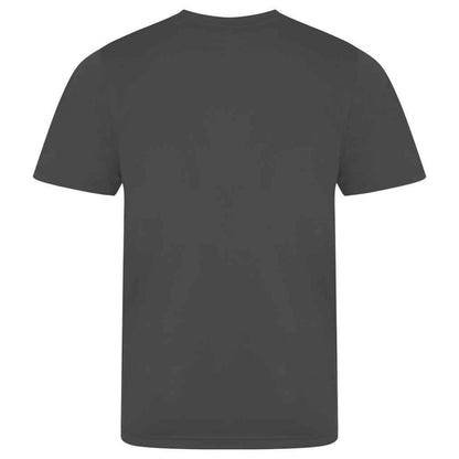 Charcoal - Back - AWDis Cool Unisex Adult Smooth T-Shirt