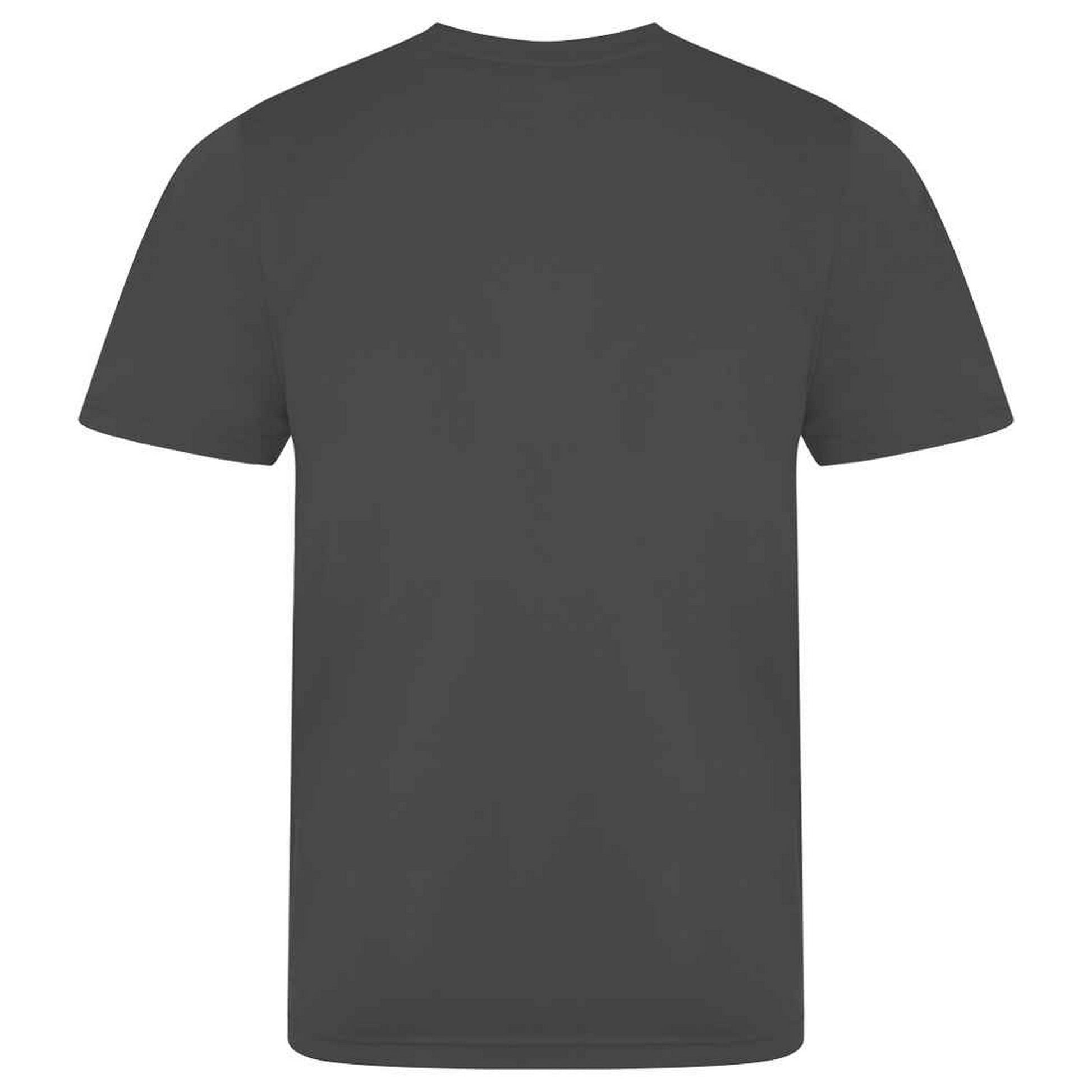 Charcoal - Back - AWDis Cool Unisex Adult Smooth T-Shirt