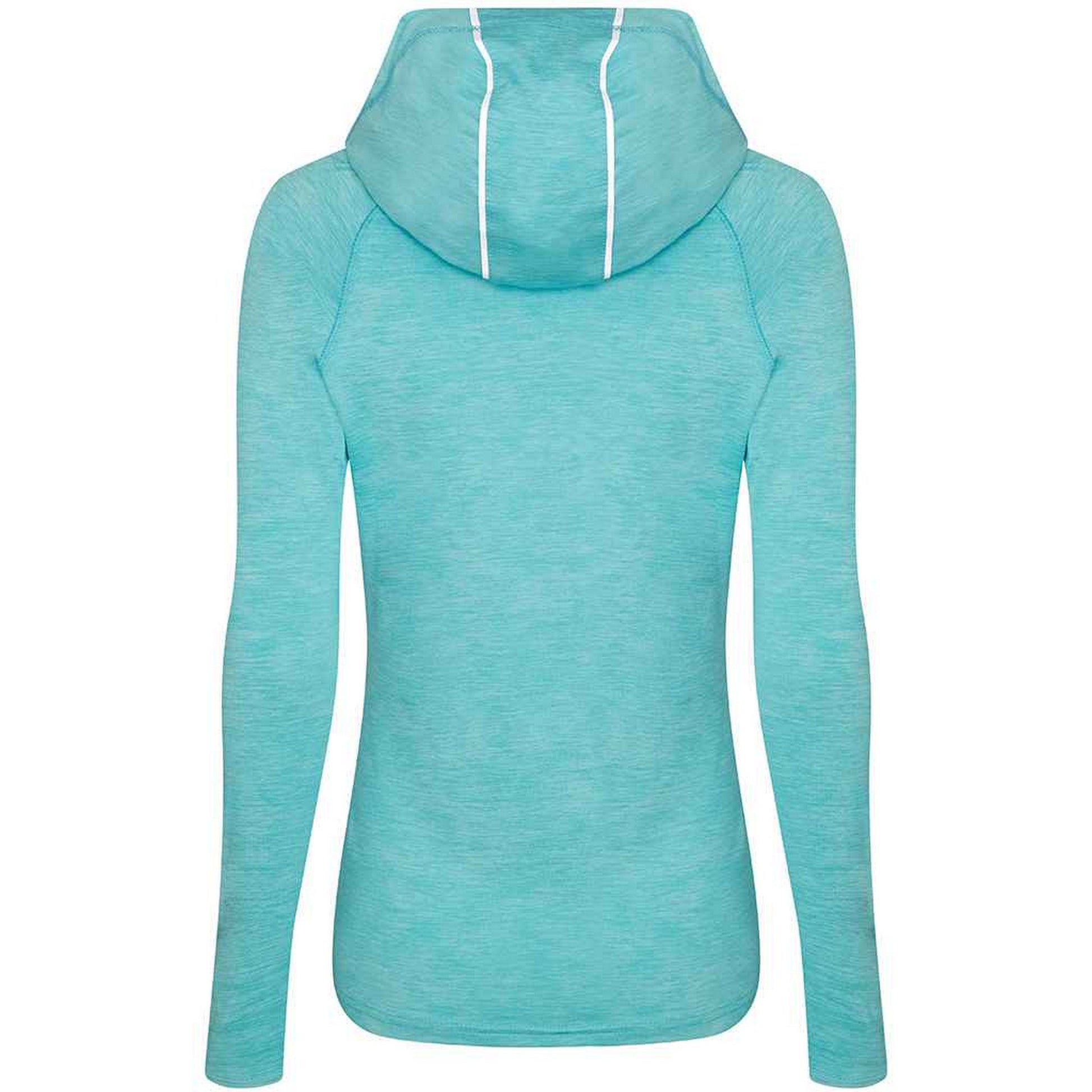 Ocean Blue Melange - Back - AWDis Cool Womens-Ladies Cowl Neck Top