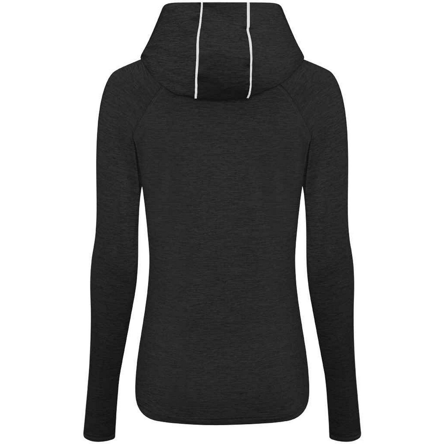 Black Slate Melange - Back - AWDis Cool Womens-Ladies Cowl Neck Top