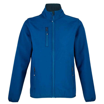 Royal Blue - Front - SOLS Womens-Ladies Falcon Softshell Recycled Soft Shell Jacket