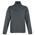 Charcoal - Front - SOLS Womens-Ladies Falcon Softshell Recycled Soft Shell Jacket