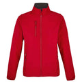 Pepper Red - Front - SOLS Womens-Ladies Falcon Softshell Recycled Soft Shell Jacket