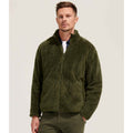 Army - Side - SOLS Unisex Adult Finch Fluffy Jacket