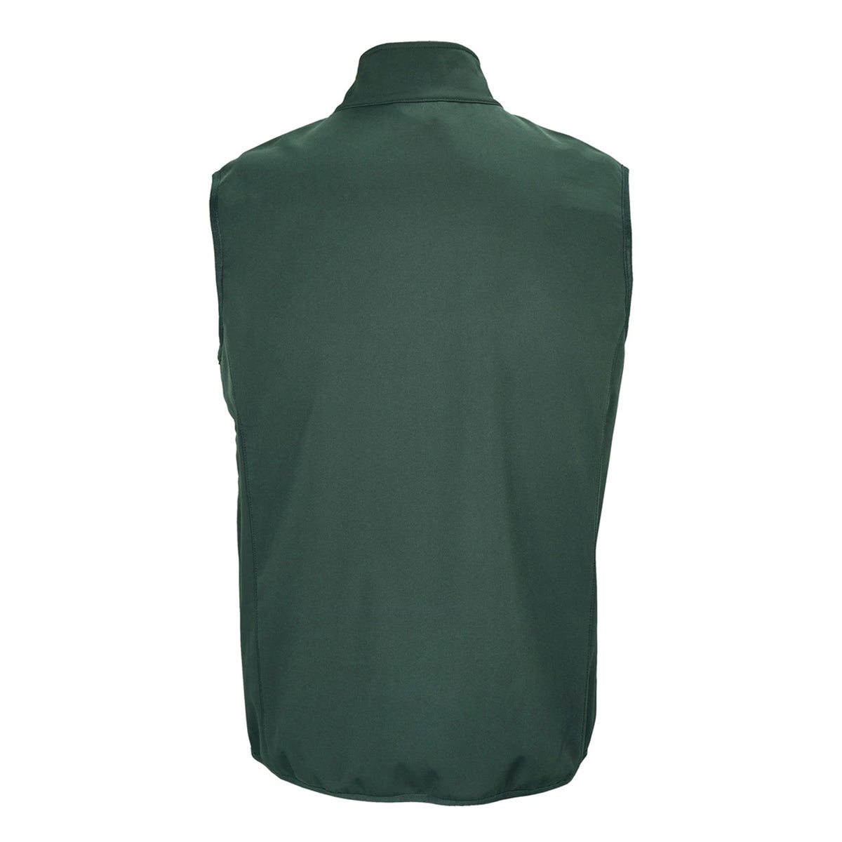 Forest Green - Back - SOLS Mens Falcon Softshell Recycled Body Warmer