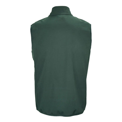 Forest Green - Back - SOLS Mens Falcon Softshell Recycled Body Warmer