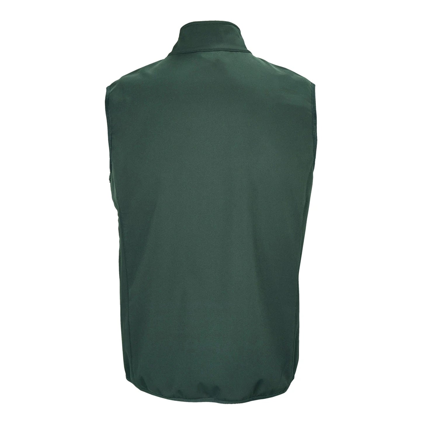Forest Green - Back - SOLS Mens Falcon Softshell Recycled Body Warmer
