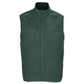 Forest Green - Front - SOLS Mens Falcon Softshell Recycled Body Warmer