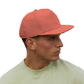 Terracotta - Back - Beechfield Unisex Adult Organic Cotton 5 Panel Baseball Cap