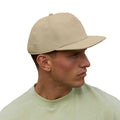 Desert Sand - Back - Beechfield Unisex Adult Organic Cotton 5 Panel Baseball Cap