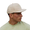 Sand - Back - Beechfield Unisex Adult Organic Cotton 5 Panel Baseball Cap