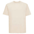 Natural - Front - Russell Mens Ringspun Cotton Classic T-Shirt