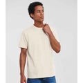 Natural - Side - Russell Mens Ringspun Cotton Classic T-Shirt
