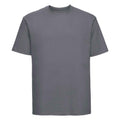 Convoy Grey - Front - Russell Mens Ringspun Cotton Classic T-Shirt