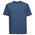 Indigo Blue - Front - Russell Mens Ringspun Cotton Classic T-Shirt