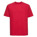 Classic Red - Front - Russell Mens Ringspun Cotton Classic T-Shirt