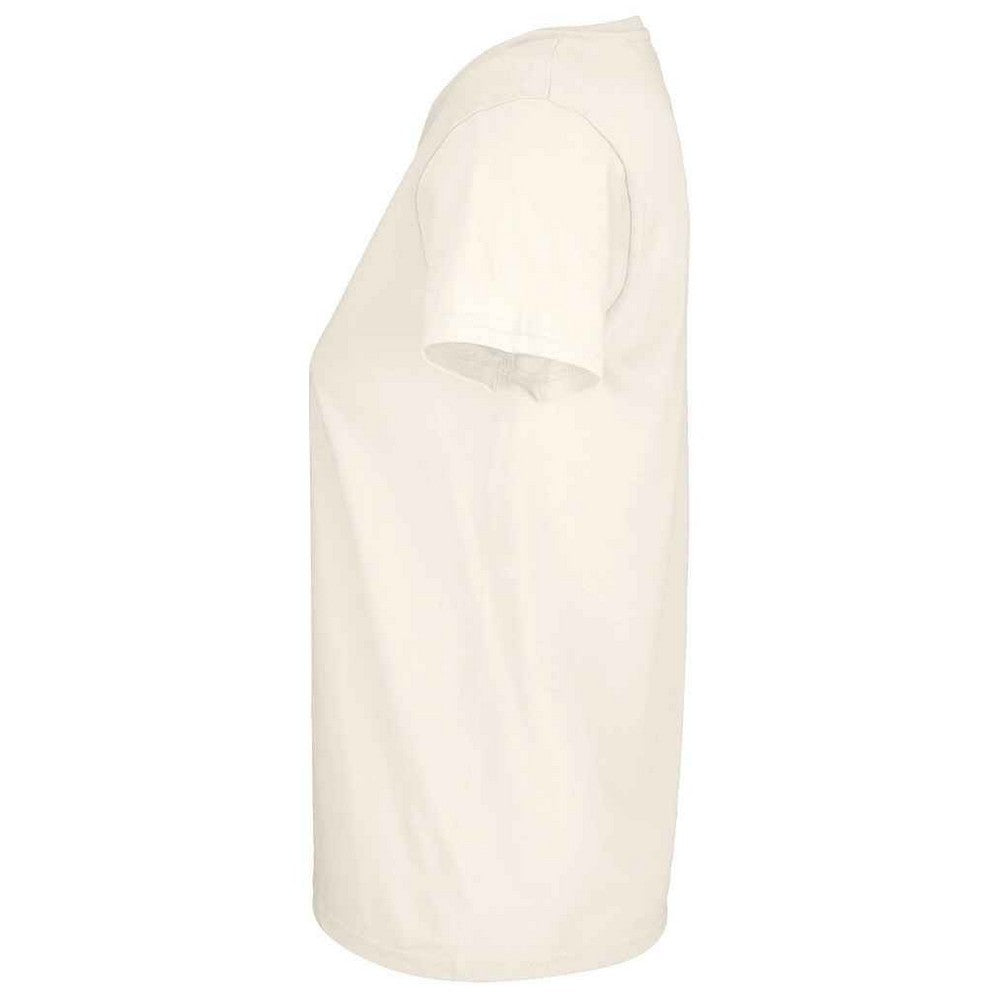 Off White - Back - SOLS Womens-Ladies Pioneer Organic T-Shirt