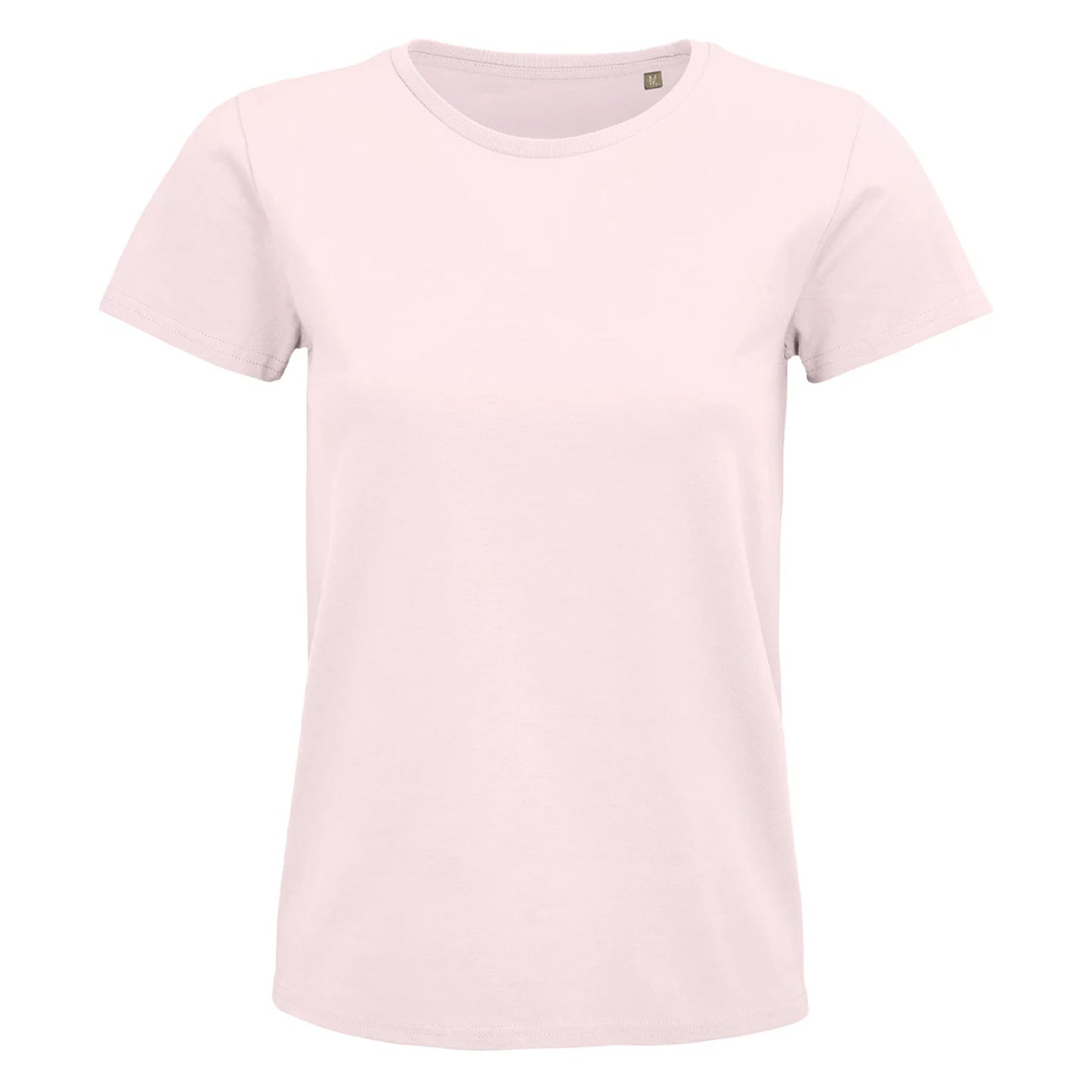 Pale Pink - Front - SOLS Womens-Ladies Pioneer Organic T-Shirt