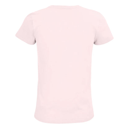 Pale Pink - Back - SOLS Womens-Ladies Pioneer Organic T-Shirt