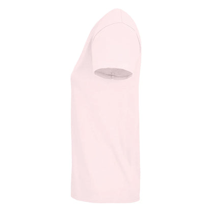 Pale Pink - Side - SOLS Womens-Ladies Pioneer Organic T-Shirt