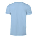 Light Blue - Back - Gildan Mens Midweight Soft Touch T-Shirt
